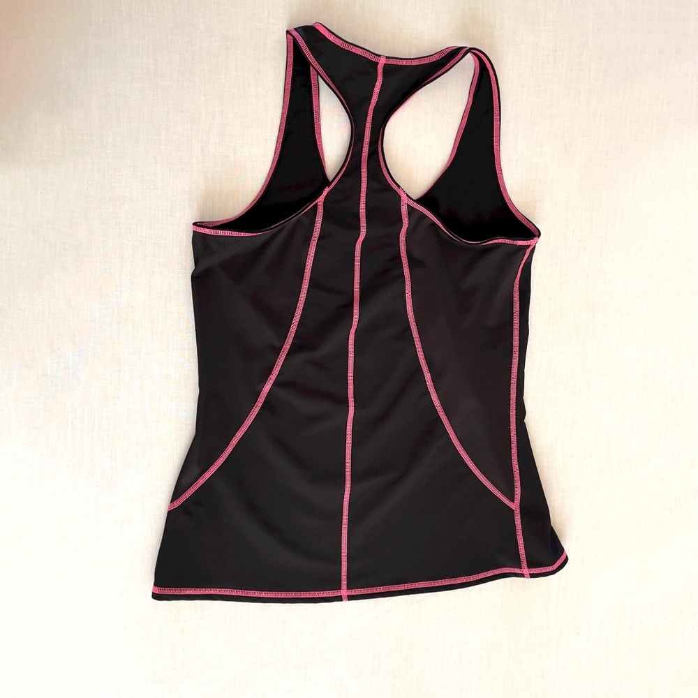 Hue Black & Pink Athletic Tank - Picture 4 of 5